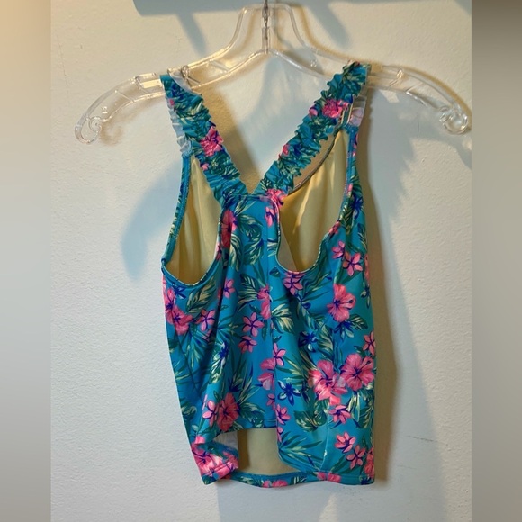 Lands’ End girls size large 10-13 tankini swim top - Picture 5 of 6